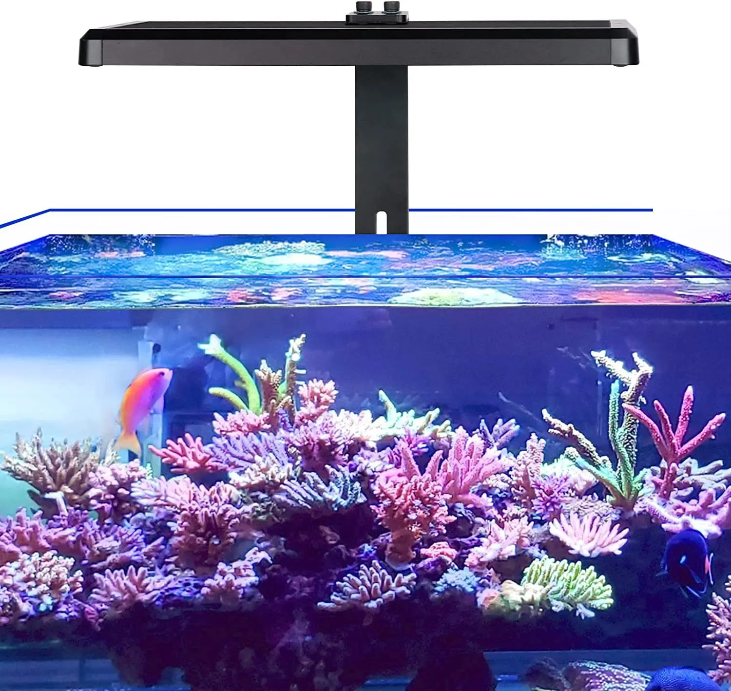 LED Aquarium Light, Fish Tank Light, Brightening Algae, Coral Reef, App Control, 7-Day, 24 Hours, Stimulate Sunlight Moonlight