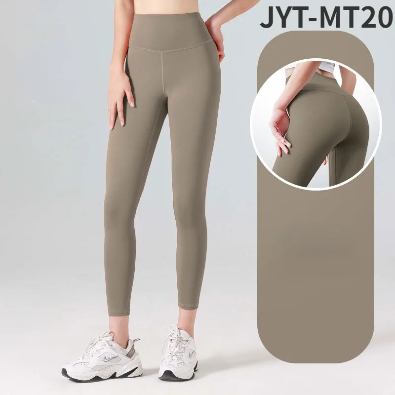 Woman Skinny Sexy Open Crotch Leggings Couple Outdoor Sport Crotchless Panties Booty Lifting Pants with Hidden Zipper Trousers