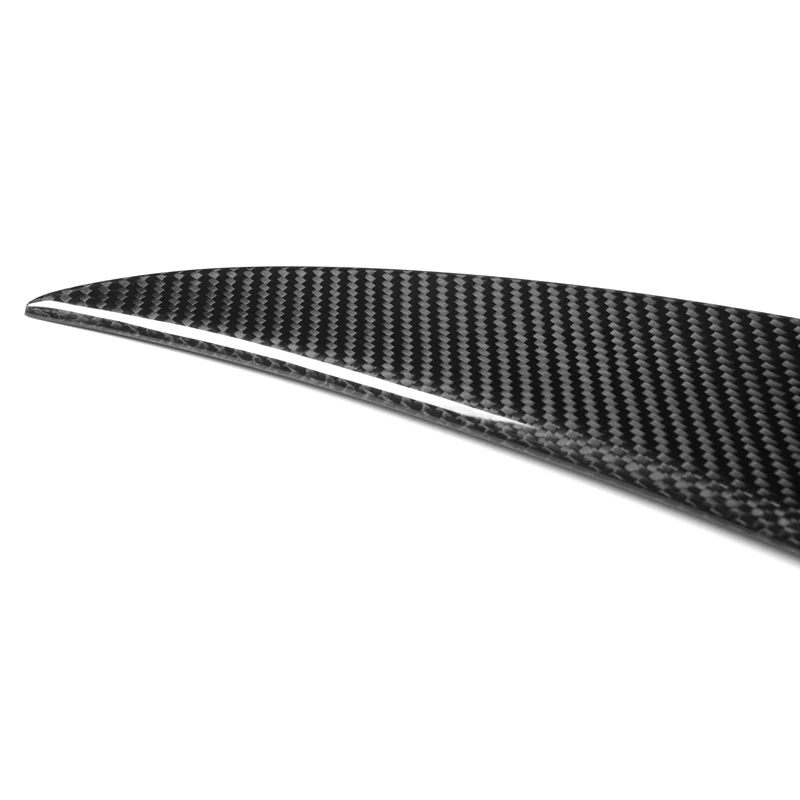 100% Droge Koolstofvezel P Stijl Achter Lip Kofferbak Staart Vleugel Boot Spoiler Voor BMW 3 Serie E92 E92 M3 Coupe 2006-2014 Achterspoiler