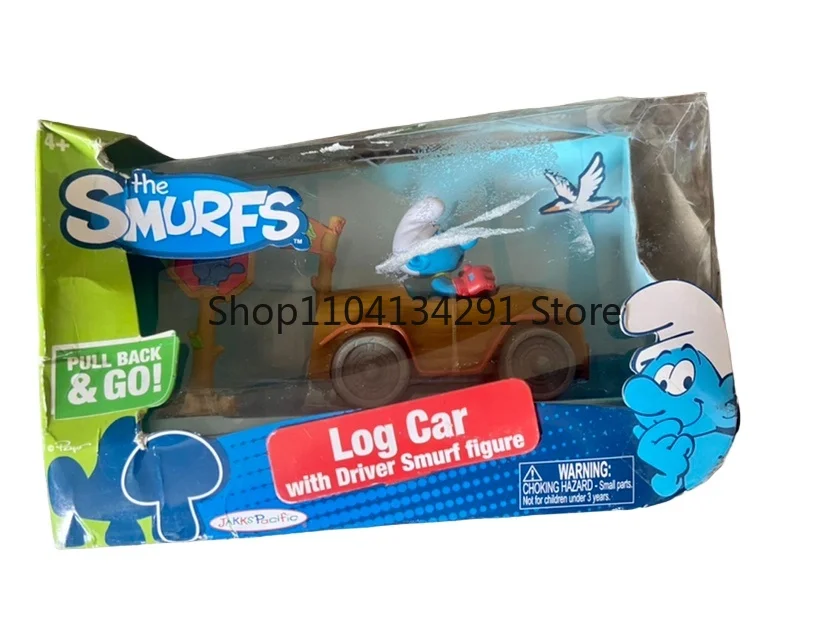 Giocattolo da esposizione originale della statuetta della casa dei funghi dell'animazione dei murfs per giochi di finzione, regalo di compleanno per bambini e da collezione
