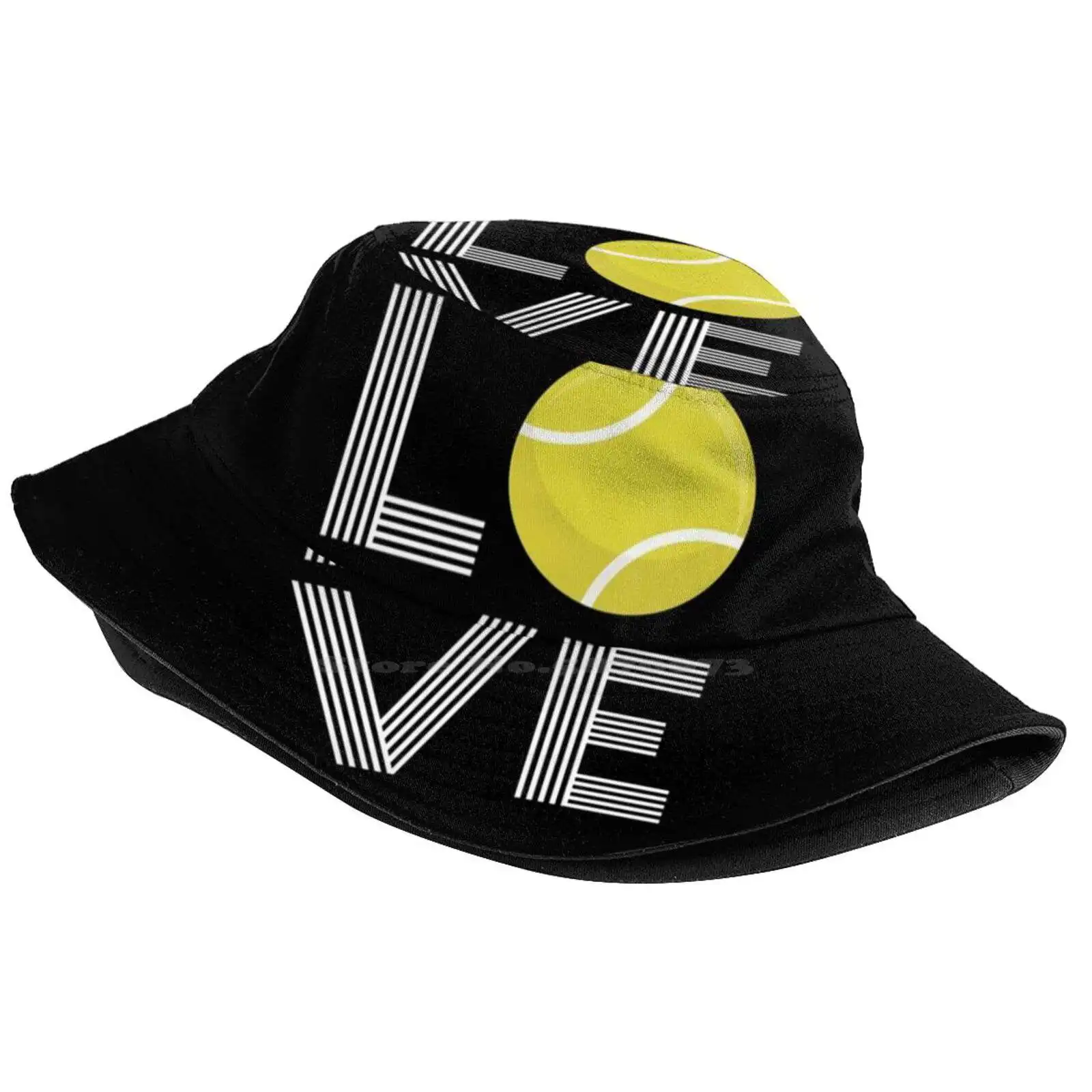 Tennis Player Sun Cap Fisherman Hat Bucket Hats Tennis Fan Tennis Match Tennis Game Sport Tournament Coach Idea Tennis Court I