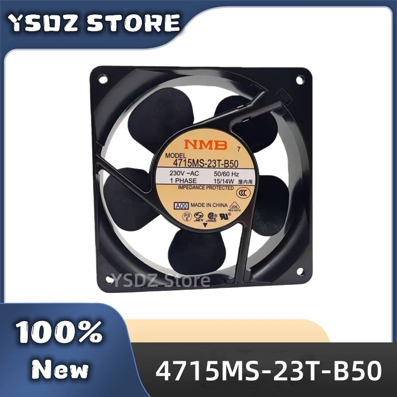 100%New 4715MS-23T-B50 120*120*38MM 230VAC For NMB Cooling fan Original or Made in China in stock Fast Shipping
