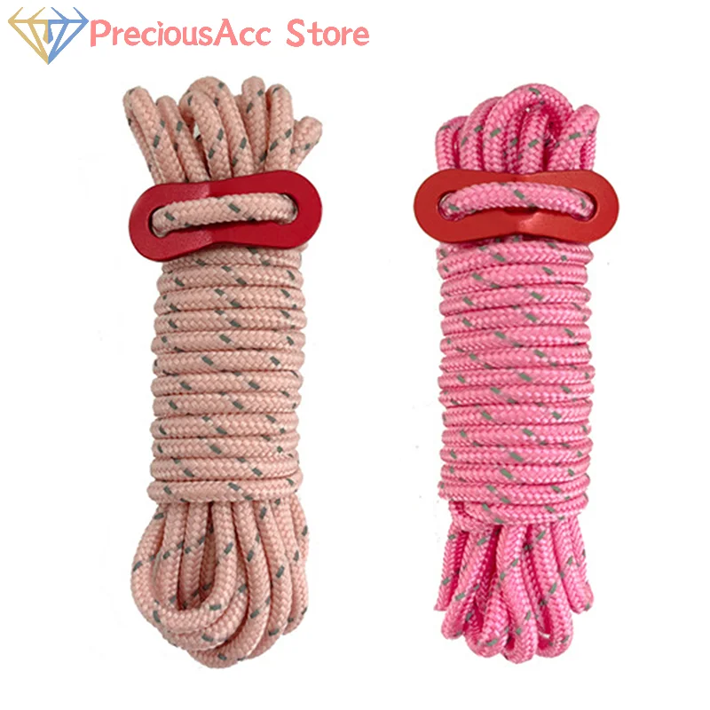6 mm Kletterseil, Angelseil, 4 Meter, Outdoor-Sicherheit, Klettern, Grappling, Rettungsleine, Flucht, Abseilen