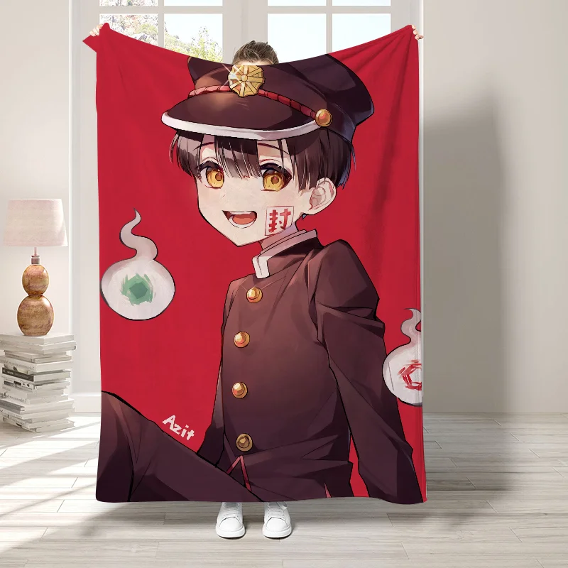 H-hanako Kun Plush Blanket for Decorative Sofa Bedspread on the Bed Boho Home Decor Fluffy Soft Blankets Bedroom Decoration Nap