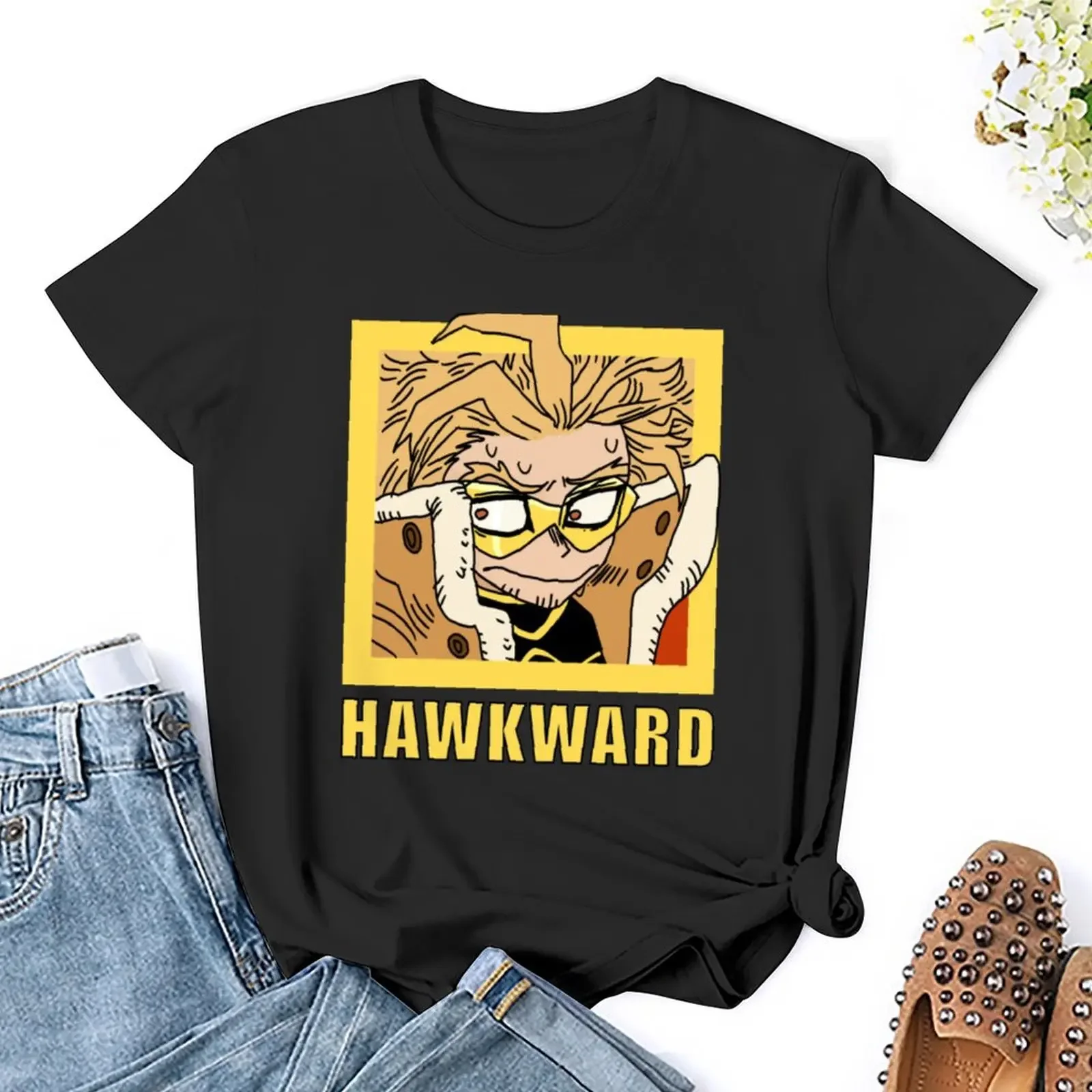 BNHA! Falco HAWKWARD Anime Memetika T Ing Póló Hölgy ruhák Anyaállat T shirts számára womens