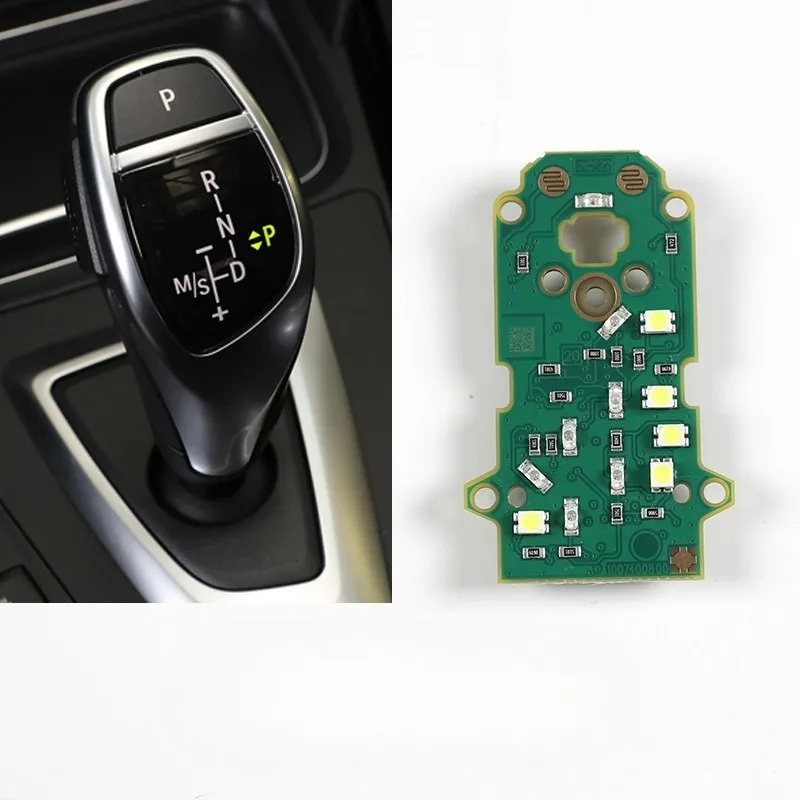سيارة LED صندوق التروس التحول المقبض شيفتر رافعة طقم تصليح غطاء لسيارات BMW F الهيكل F30 F10 F31 F34 3 4 5 6 7 سلسلة X1 X3 X4 X5 X7 LHD