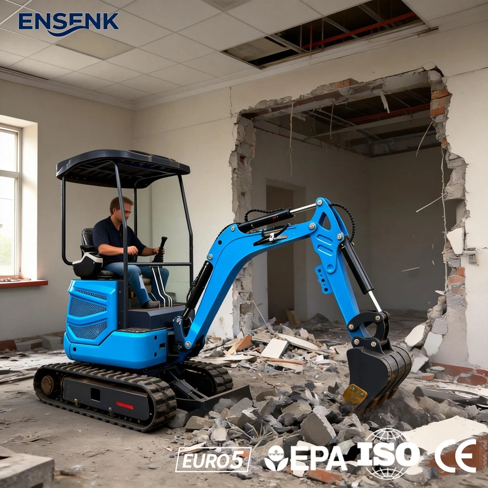 

Mini Excavator 1.0Ton 1.5Ton Kubota Engine Construction 2.0Ton 3.0Ton Multifunctional Excavators Tools CE Fast Delivery