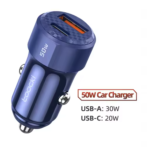 Toocki 50W QC PD 3.0 Car Charger Quick Charge 4.0 USB Type C Car Fast Charging For iPhone 12 13 14 Huawei Samsung Xiaomi POCO - Image 11