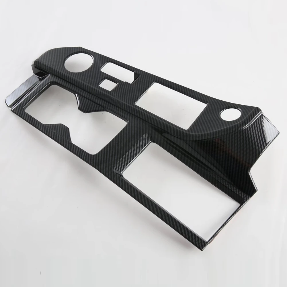 For Nissan Pathfinder 2024 ABS LHD Carbon Fiber Center Console Gear Shift Cup Holder Cover Trim Accessories