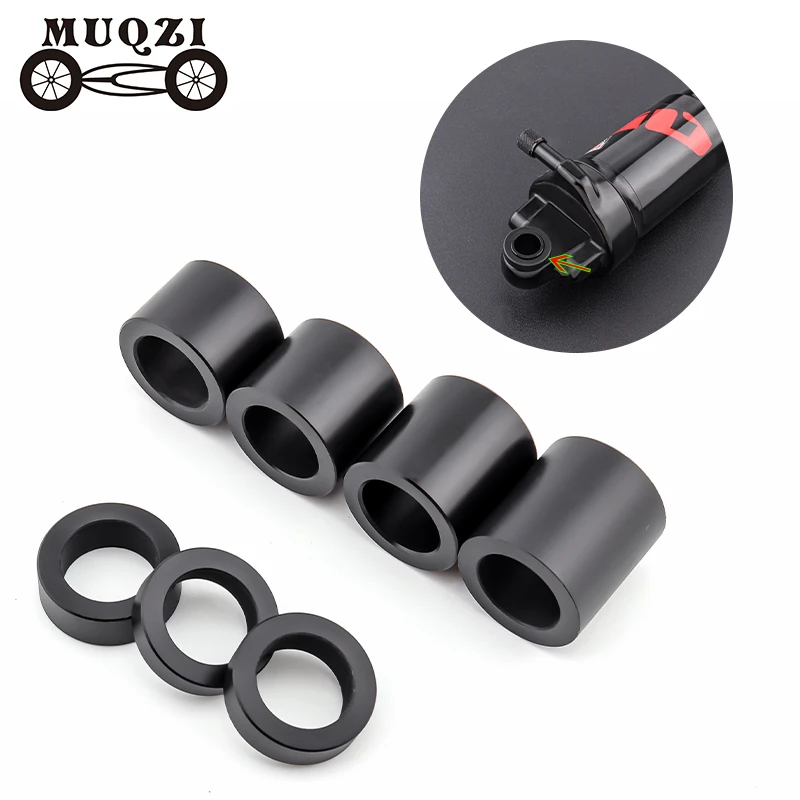 MUQZI MTB Rear Shock Bushing Gasket Inner Diameter 12mm 12.7mm Spacer Bike Shock Absorber Bushing Washer Mounting Parts