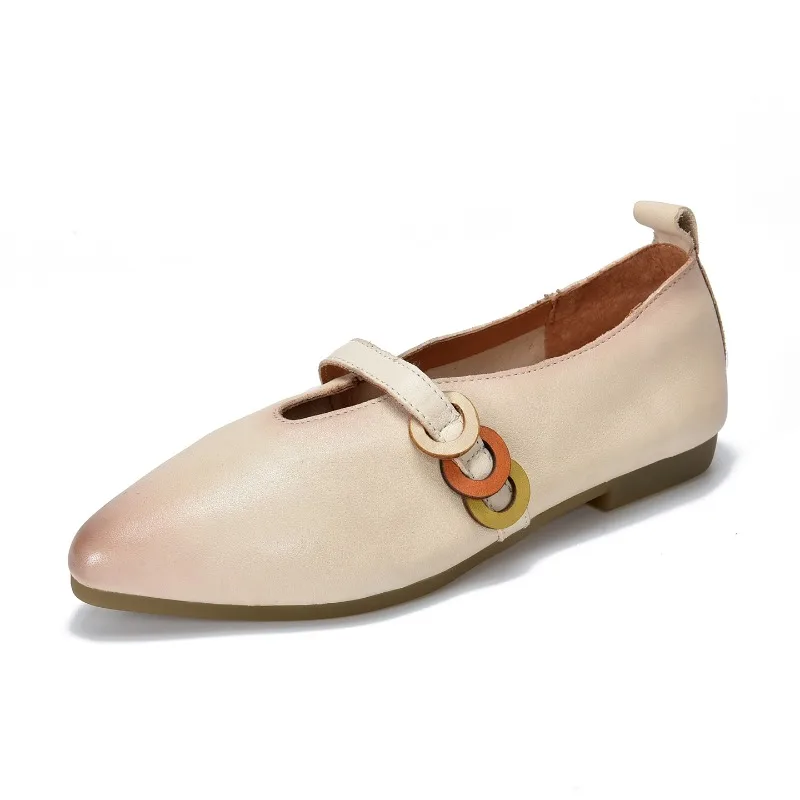 

Лоферы из коровьей натуральной кожи 1,5 см, модные туфли без шнуровки на танкетке, летние туфли на плоской подошве с острым носком, дизайнерские женские туфли с цветочным принтом