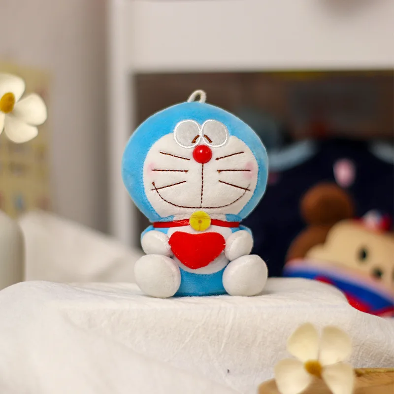 Urocze breloczki Doraemon zawieszki dla chłopców dziewcząt do plecaka dekoracje wiszące figurki z kreskówek zawieszki do kluczy samochodowych prezenty urodzinowe