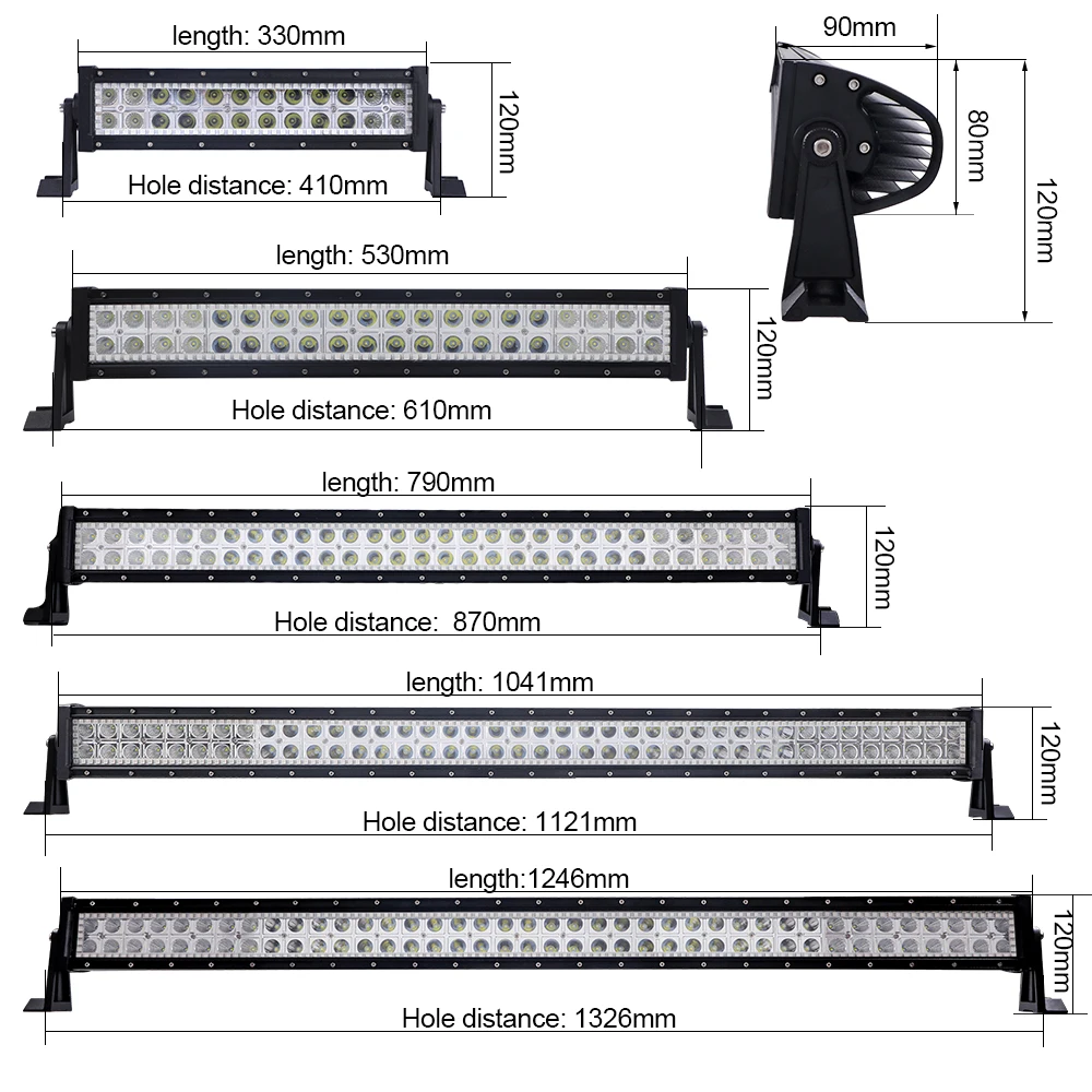 Motorcycles Atv/Utv Parts & Accessories 140w 20 Inch Single Row Barre Led Drl Ir Light Bar E9 Yellow And White RGB Light Bar