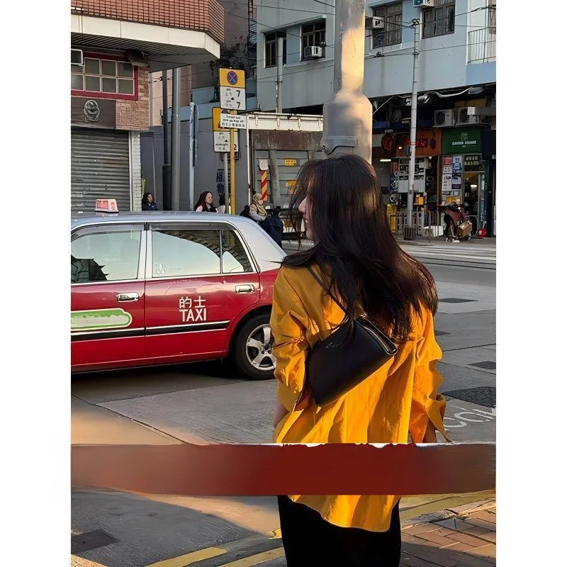 

Versatile Velvet Casual irt Thin Stripe Classic Design Loose Fit Long Sve UV Protection Pure Color Cotton 00% Women's S...