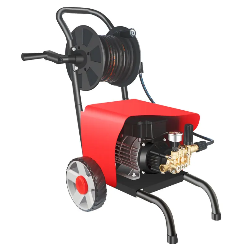 High-Pressure Water Pump 220V, High-Power Water Gun, Household and Commercial Pure Copper Floor Cleaning Machine