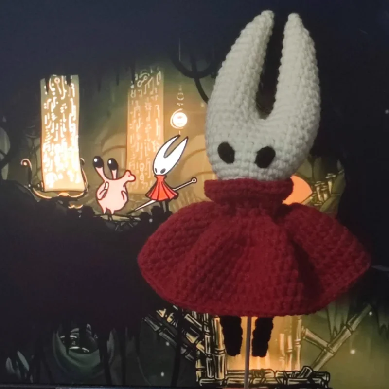 

Полый рыцарь 2, шершень, вязаная крючком кукла ручной работы, кавайная вязаная фигурка, аниме, украшение, коллекционный подарок, настольные украшения, игрушка