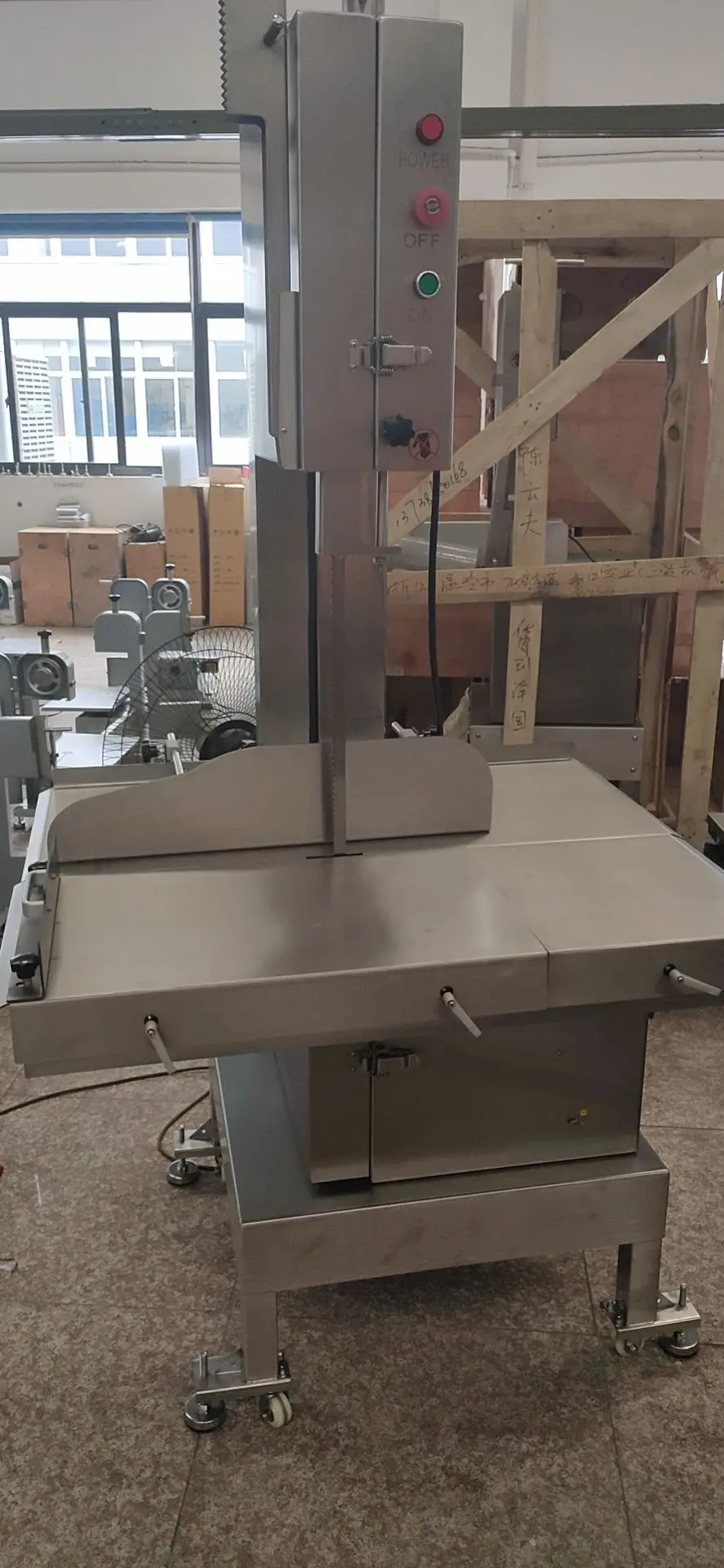 상업용 육류 뼈 절단기 전문 냉동육 절단 전기 정육점 뼈 절단기 닭고기 절단기