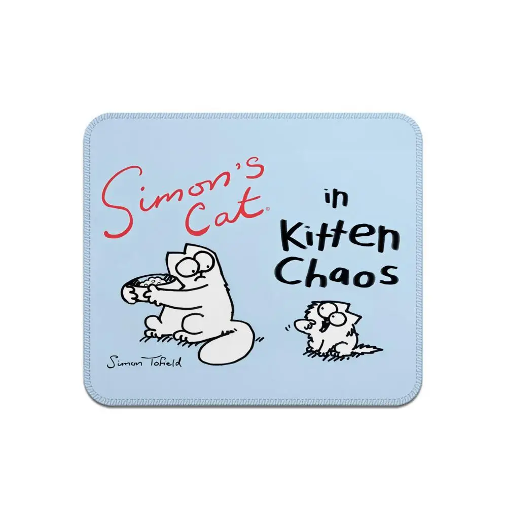 

Коврик для мыши Simons Cat, офисные аксессуары, игровой маленький коврик для мыши, настольный коврик, офисный коврик, коврики для геймера, аниме-гаджеты, компьютерная мышь