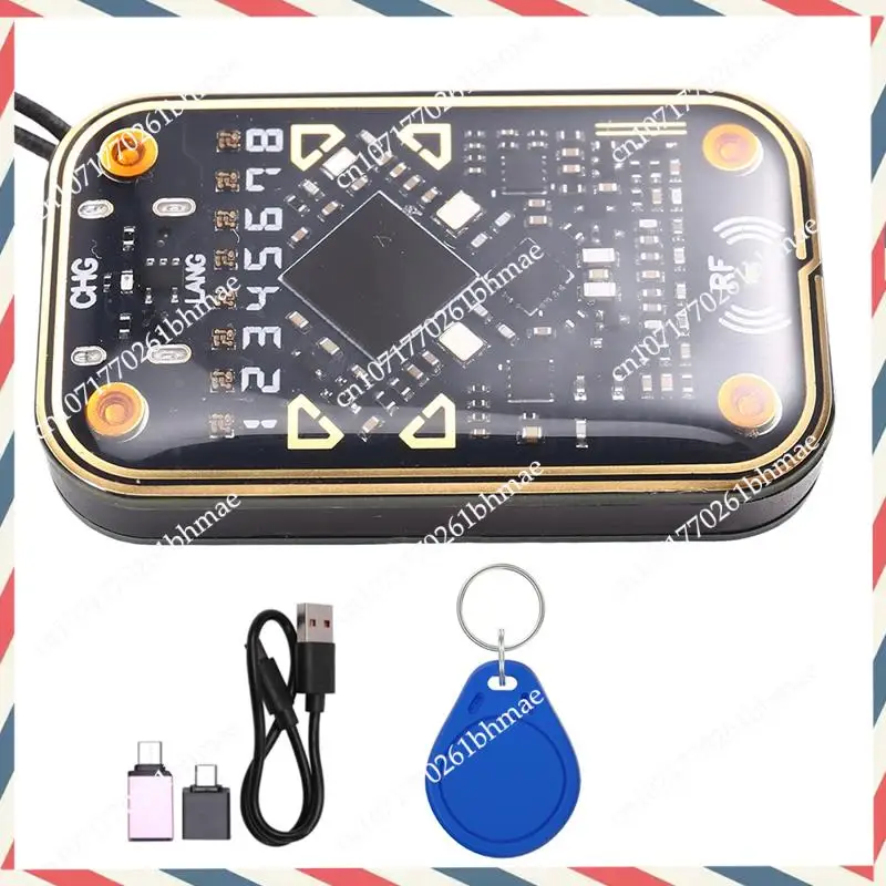 -A21Z Chameleon Ultra V2.0 RFID Smart Chip Reader Smart Card Emulator+UID Keychain 125Khz 13.56Mhz Card Decode NFC Duplicator