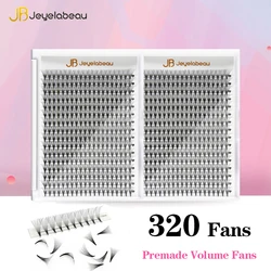 JB Jeyelabeau 6D 10D 20D 30D Premade Volume Lashes Soft Big Fans Individual Faux Mink Russian Eyelashes Extensions Makeup Tools