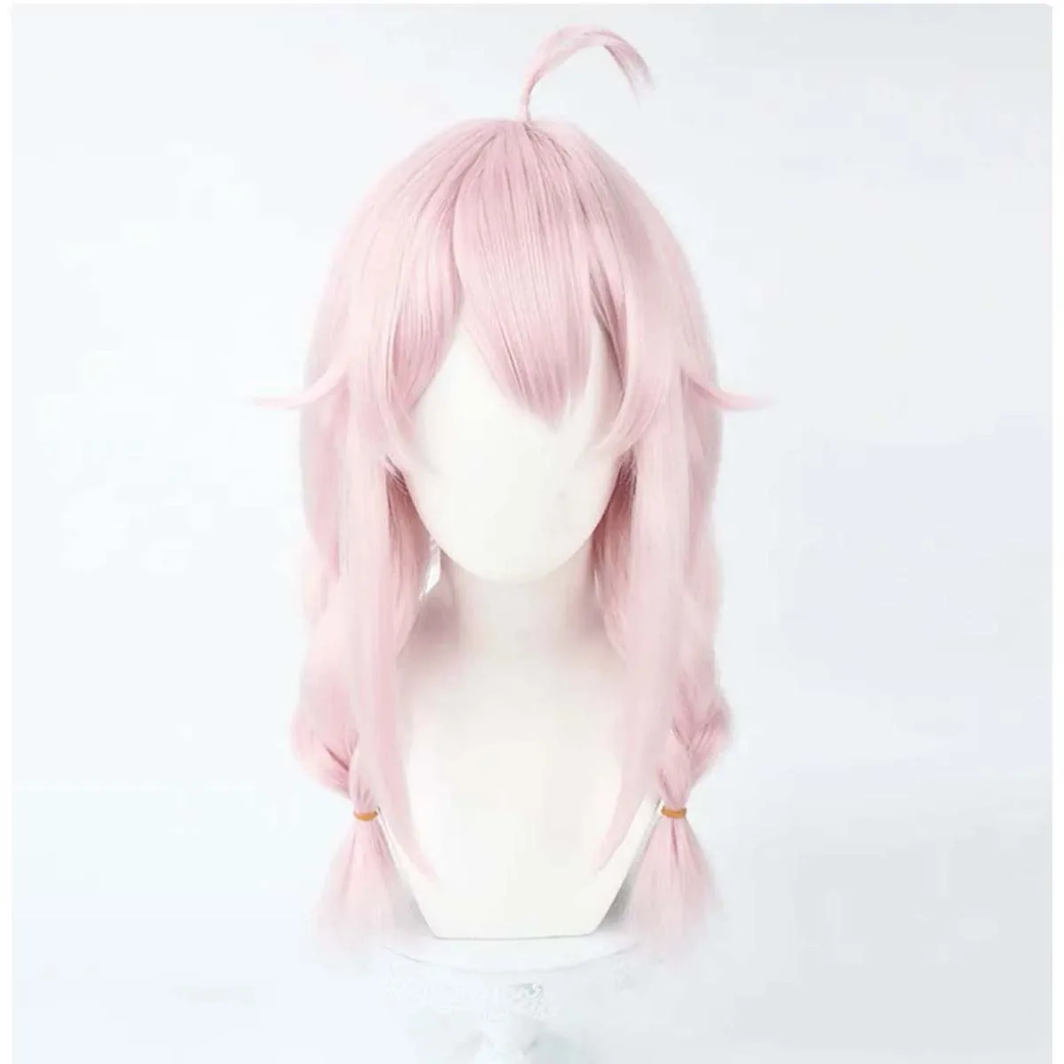 Women Virtual Idol VTuber Ace Taffy Cosplay Pink Heat Resistant Synthetic Hair Wig