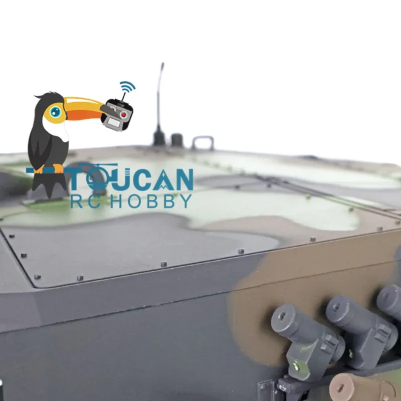 Henglong 1/16 7.0 RTR RC Tank Leopard 2A6 3889 Versão Plástica 2.4 Ghz Modelo de Controle Remoto para Coletores Adultos