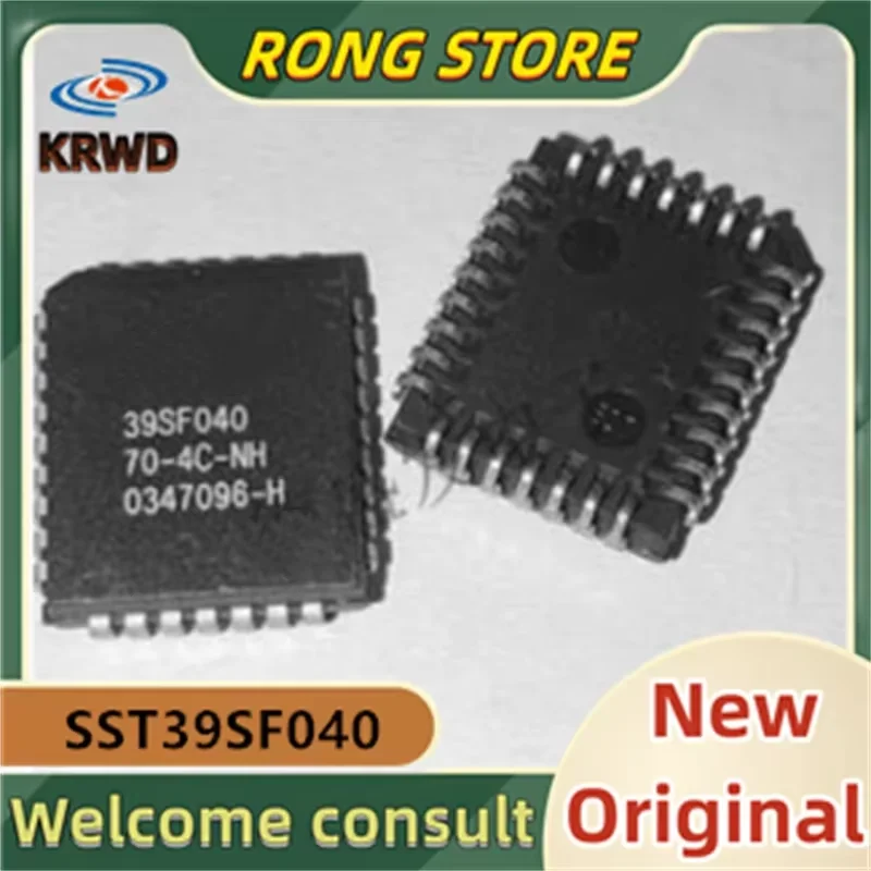 5PCS 39SF040-70-4C-NH SST39SF040 SST39SF040-70-4C-NHE PLCC32 New and Original Chip IC