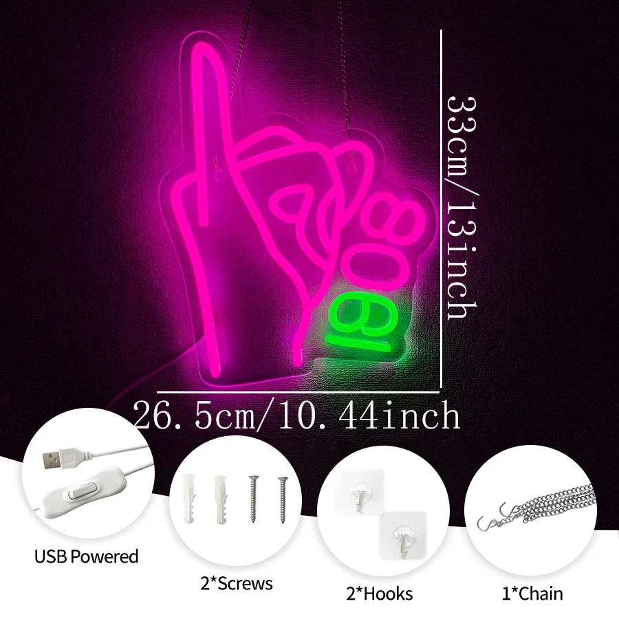 Aka Sisterhood Neon Sign, Sorority Gift, Pink And Green 1908 Sign, Usb Power Supply, Home And Party Decoration, Graduation Gift.