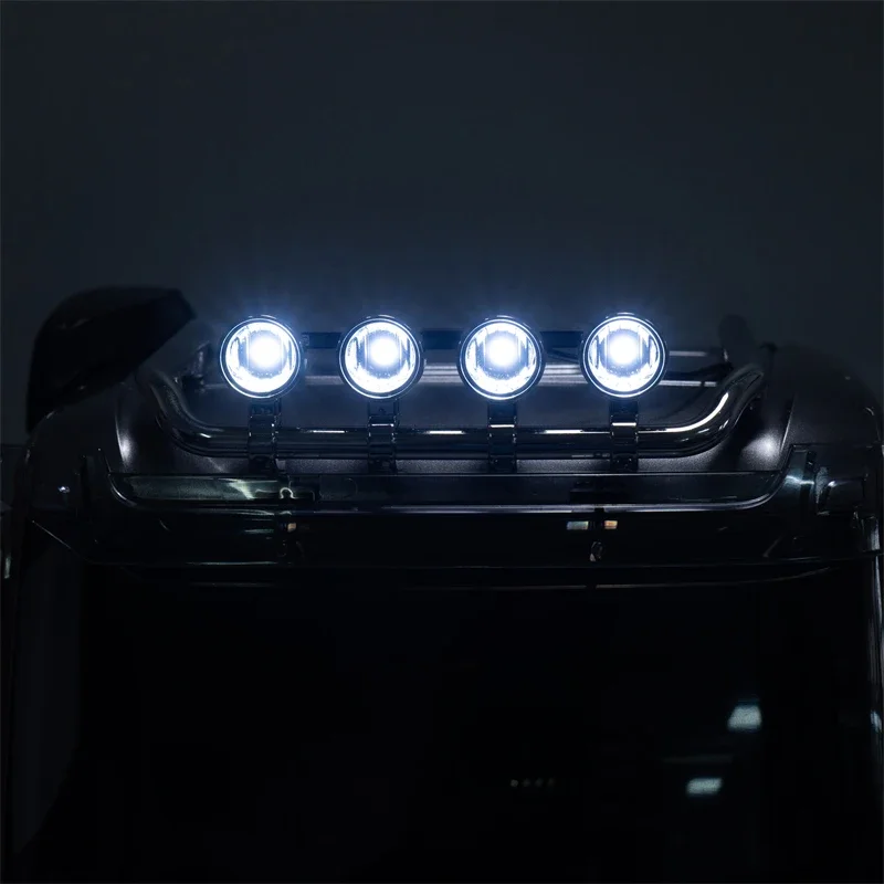 RC Truck LED Roof Spotlight PCB Board JUWUBA 5V Lighting for 1/14 Tamiya BENZ 56366 Arocs 4151 8X4 Car Accessories