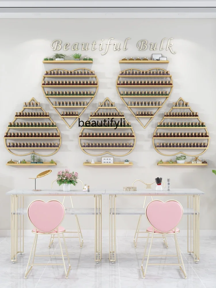 

Z Nail art shelves, nail polish glue horizontal strips, nail salon shelves, display shelves