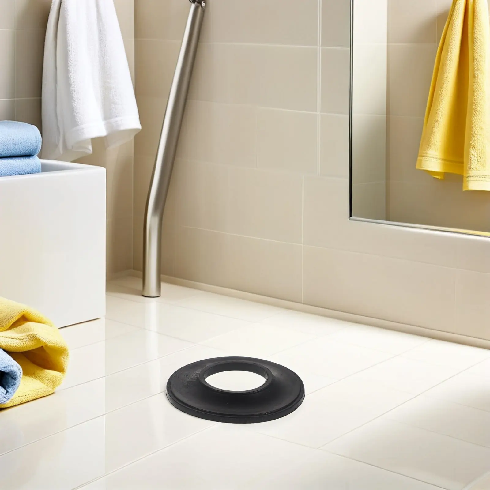 Bouncing Bathtub Drain Stopper Pad Leak-Proof Silicone Plug Thickened Anti-Clogging Bath Tub Cover Bath Accessory