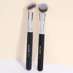 MAANGE 2PCS Makeup Brushes Under Eye Concealer Brush Soft Fluffy Foundation Contour Brushes for Blending Liquid Cream Cosmetics