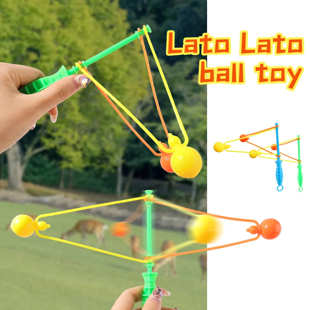 Creative Casual Children's Educational Toy Lato Lato Large Hand-cranked Plastic Touch Ball Decompression Toys Interactive Game