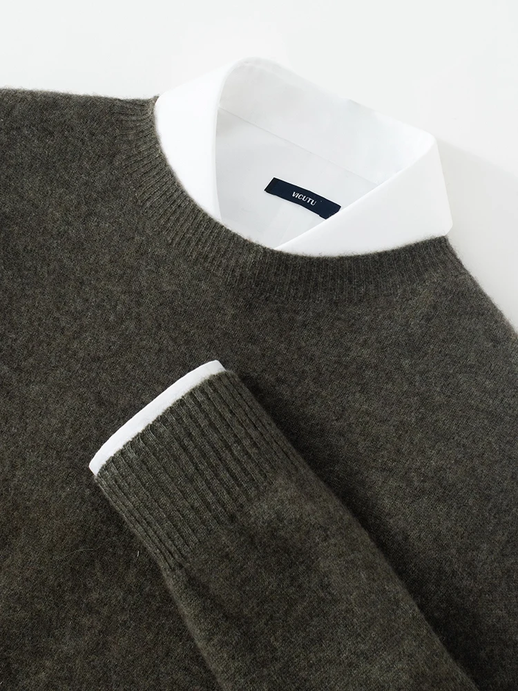 TLOML 100% カシミヤセーター男性 O ネックベーシックプルオーバー秋冬ソフト暖かい快適な底カシミヤニット高品質トップス