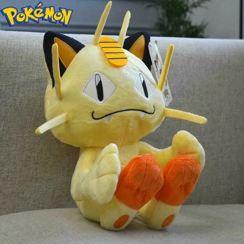 

7,8-дюймовая плюшевая игрушка Pok É Mon Cute Meowth Soft Kawaii Cute Best Kids для аниме мультяшная плюшевая фигурка куклы игрушка для подарка на день рождения