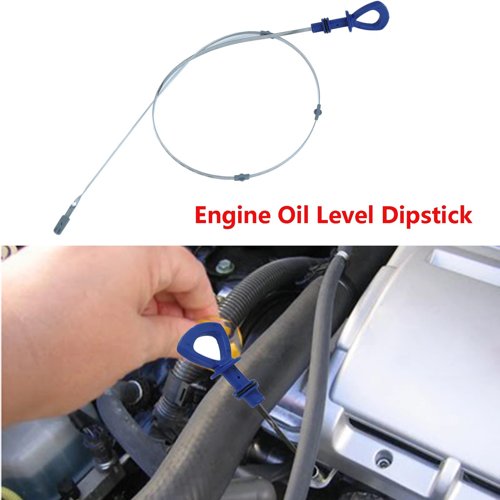 

For Mercedes-Benz C E S Class SLK CLK Car Transmission Engine Oil Level Dipstick Plastic Metal Nylon Accessories 120589072100