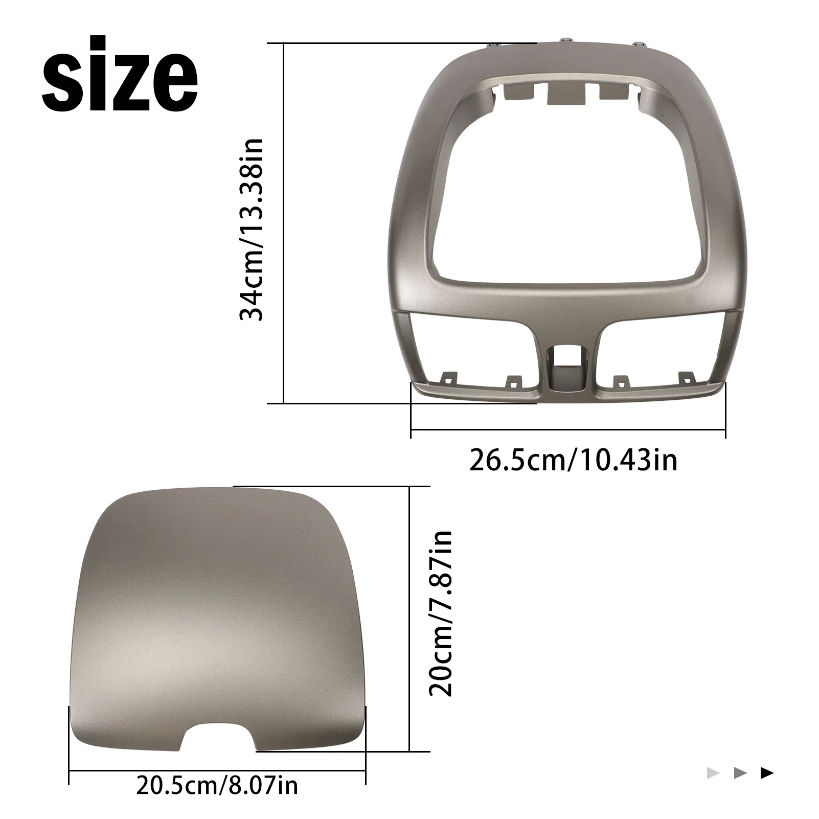 682605M002 Center Dash A/C Outlet Air Vent Panel Compatible with 2000-2006 Nissan Sentra Cubby Storage 68260-5M002