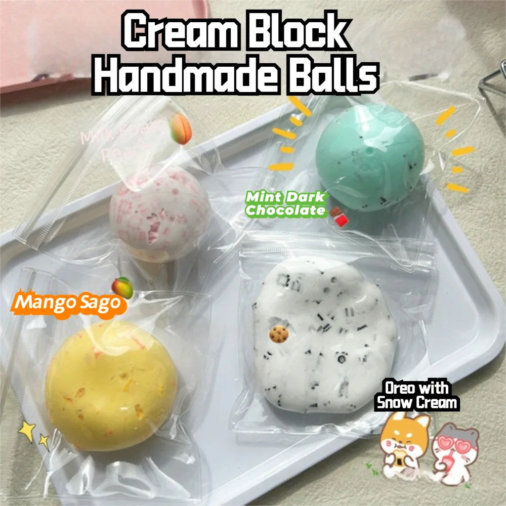 Fun Slow Rebound Stress Relief Toy Deformable DIY Clay Squeeze Toy Squeeze Design Handmade Stress Ball for Adults