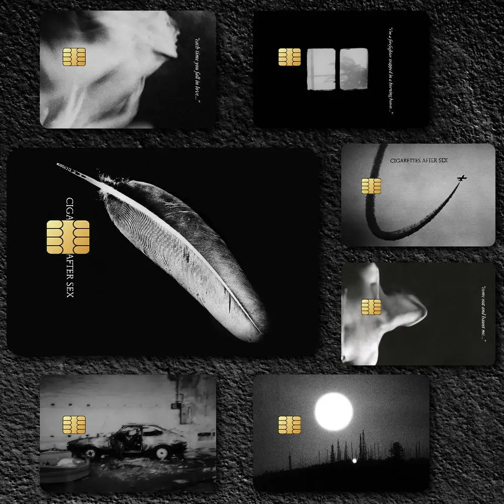 Band C-Cigarettes After Sex Credit Card Skin Stickers for Bank Card Bus Metro Card Sticker Waterproof Gift