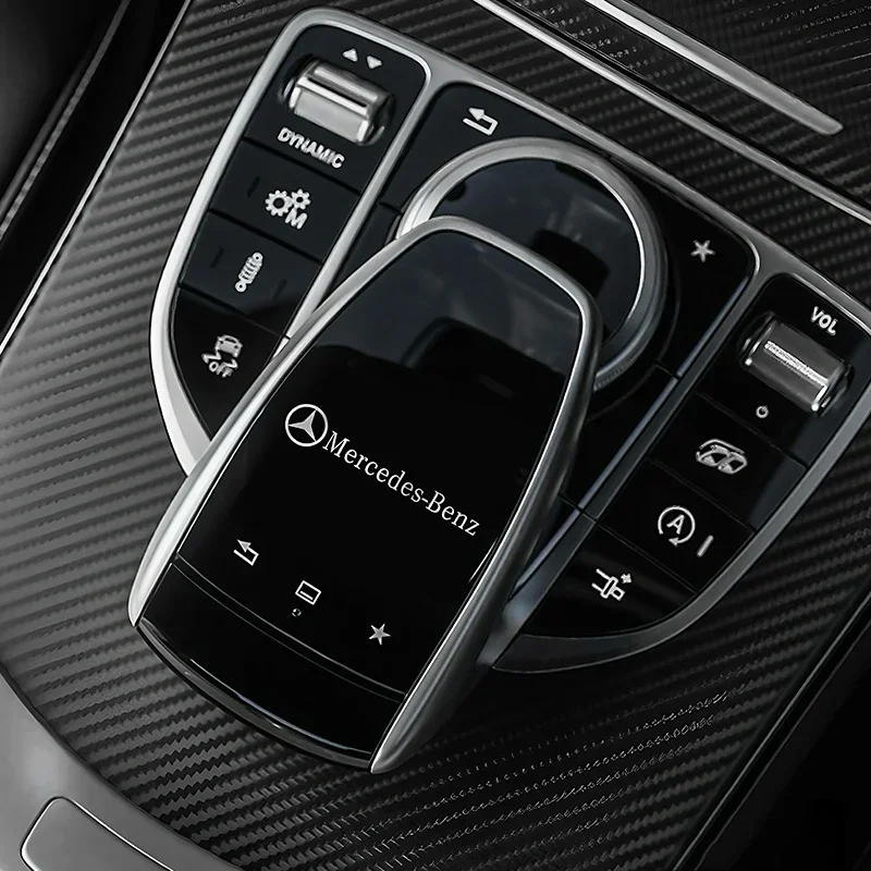 ثلاثية الأبعاد شعار ملصق سيارة الديكور الداخلي التصميم الشارات لمرسيدس بنز AMG W203 W205 C300 W206 W108 W124 W126 W140 #6