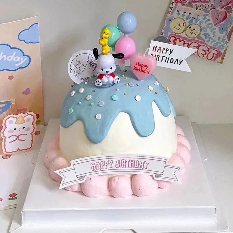 5 шт. милые свечи на день рождения в форме сердца-топперы для тортов для вечеринки, принадлежности для украшения свадебного торта