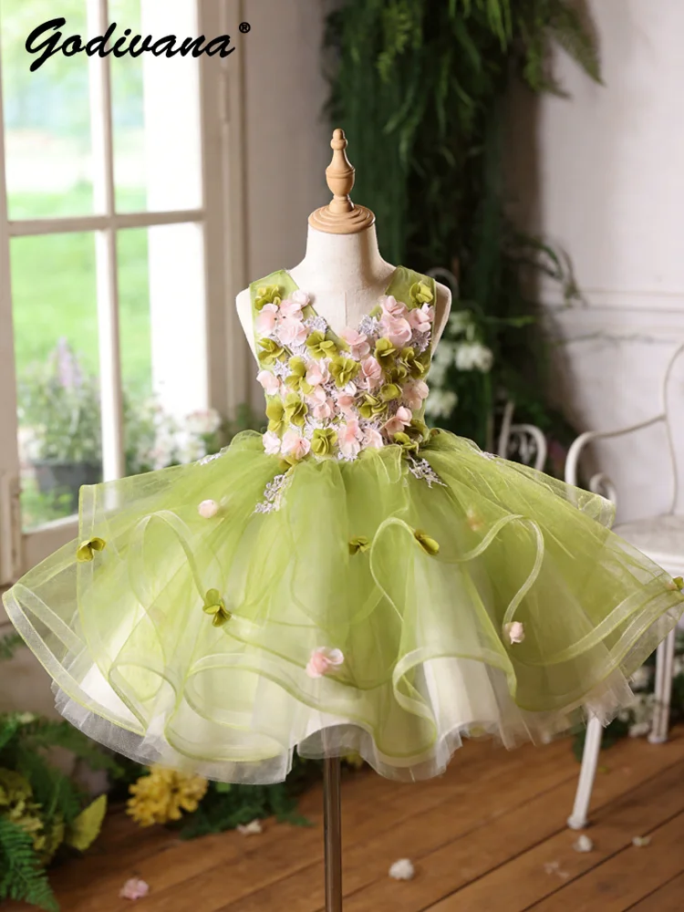 Vestido de Princesa Lolita com - Summer Clothing Baby Girl avaliação e preço