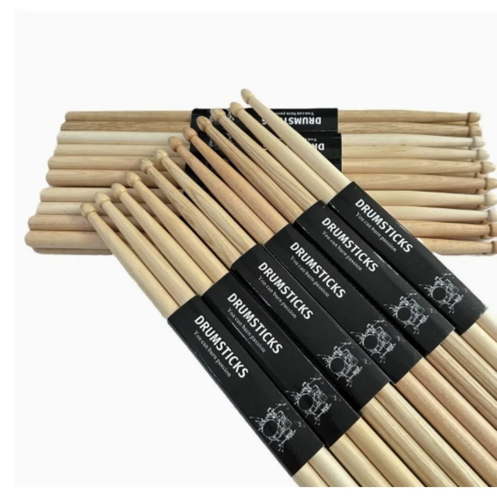 1 Pairs Maple Drum Stick 5A Walnut Drum Stand Solid Wood 7A Practice Drum Hammer