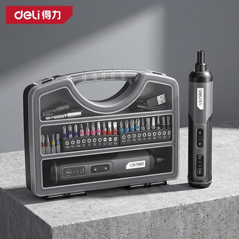 Mini Electric Screwdriver Set USB Rechargeable 2000mAh Adjustable Power Drill Multi-Function Disassembly Torque Repair Tools Kit