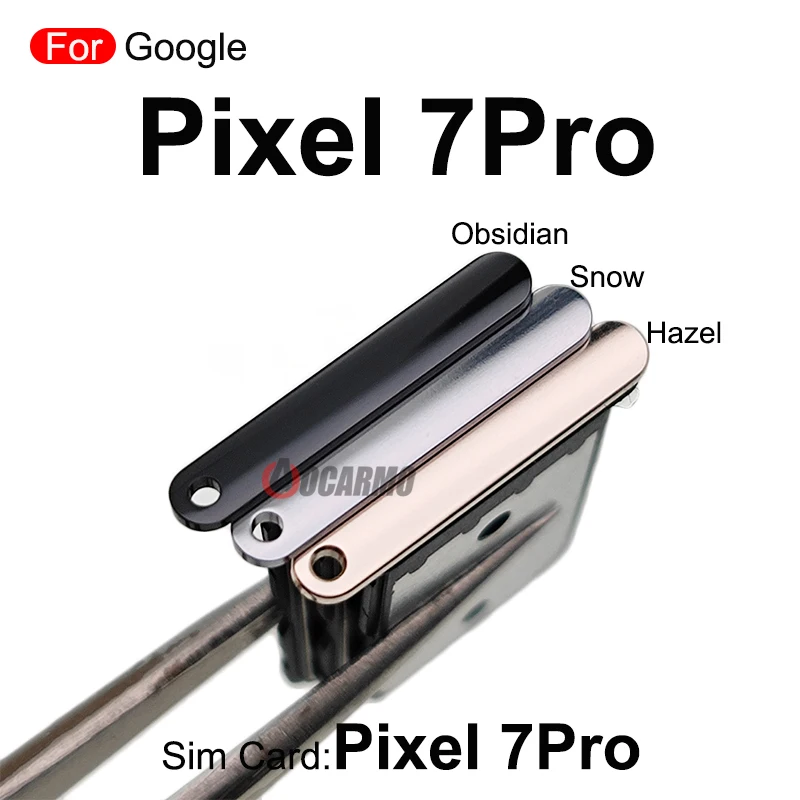 Slot SIM Card Sim Tray untuk Google Pixel 7 Pro 7Pro Suku Cadang Pengganti