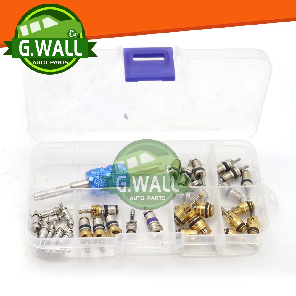 

R134A Клапаны переменного тока, набор инструментов для сердечника швейного клапана для Hyundai Kia Buick Citroen Fukang, китайские автомобили, японские автомобили, корейские автомобили