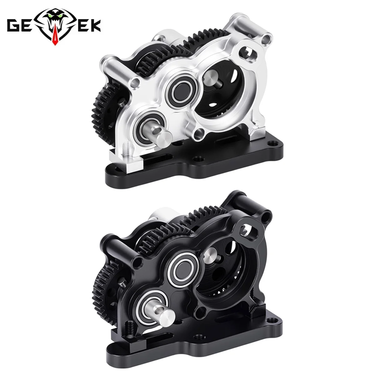Ultralight Aluminum OD-4 Transmission 48Pitch Gearbox for 1/10 LCG Chassis Comp Builds Rigs Capra Stock Axle Upgrades