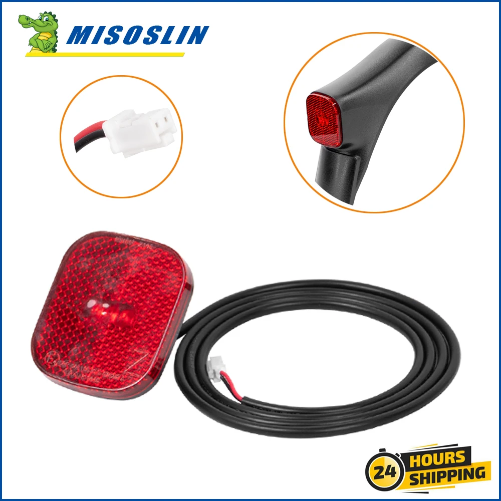 Rear Fender Taillight Stoplight for Ninebot F30D F40D Electric Scooter Tail Light LED Brake Warning Mudguard Stop Lights Parts