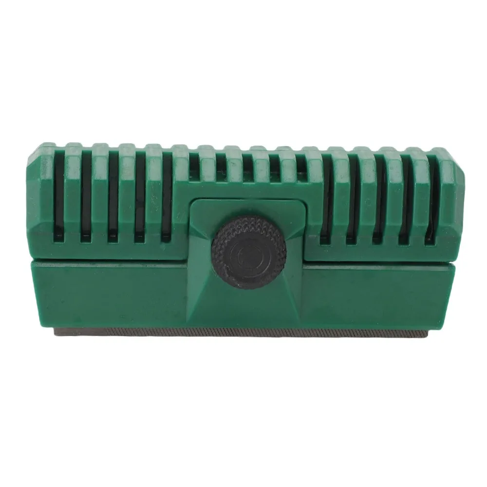 ABS Steel Guide Bar Rail Dresser 90 Degree Alignment Green Chainsaw Bar Repair Tool Burr Removal Design Universal Fit