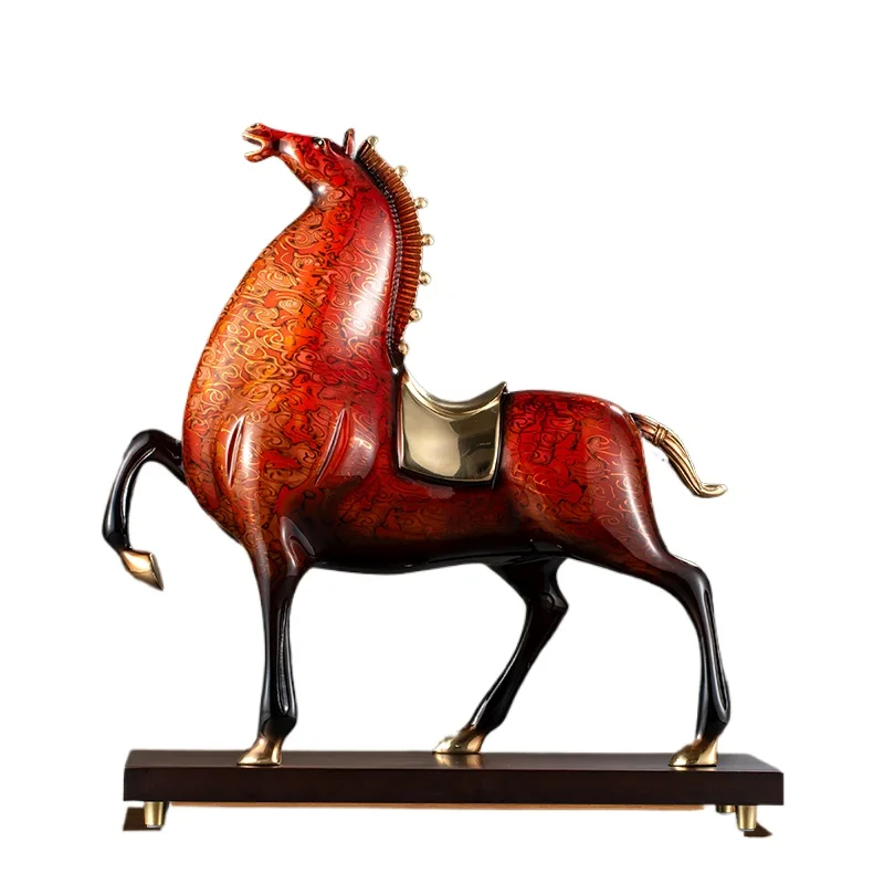 Brass to success office ornaments, lacquer craft entrance, living room decorations, housewarming gifts